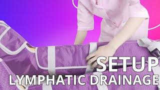 How to Install MYCHWAY Lymphatic Drainage Air Pressure Compression Slimming Beauty Machine JMLB1218