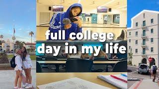 college day in my life (classes, working out, dorm life)