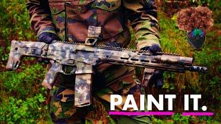 How To Paint Your Rifle M81 Woodland