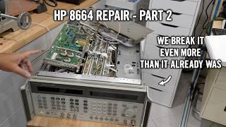 HP 8664A 3GHz Synthesized Signal Generator Repair - Part 2