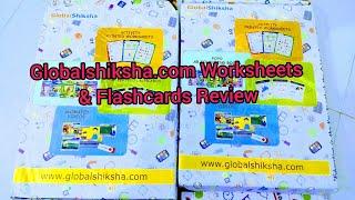 GlobalShiksha.com LKG Worksheets & Reusable Flashcards Unboxing/Review|Kids Best Printable Worksheet