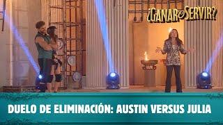 Duelo de eliminación: Austin versus Julia | ¿Ganar o Servir? | Canal 13