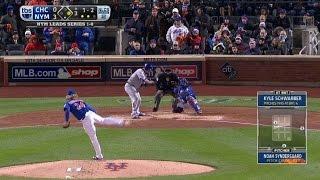 NLCS Gm2: Syndergaard K's Schwarber to end the frame