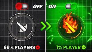 3 Important Fire Button Drag Settings You Must TURN ON ️ || Free Fire Max