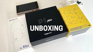 Unboxing 3 IEMs - Tin Hifi P1 Plus - Dunu Falcon Pro - Blon BL Max