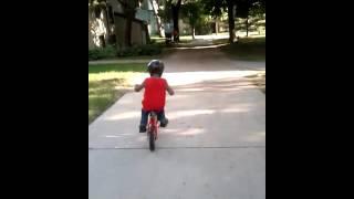 Makhi riding bike