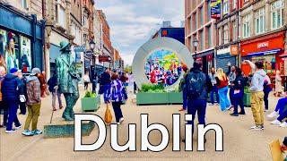 Dublin City Walk, Ireland October 2024| 4K walking tour of Dublin City Centre | UHD 60fps