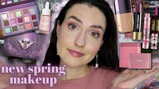 Testing NEW Spring Makeup | Urban Decay Face Bond, Kaja Dewy Bar, ColourPop Liquid Lite Drops + More