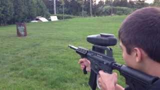 Tippmann Bravo One w/ Egrip test shooting