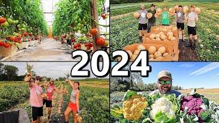 AMAZING 2024 Vegetable Farming Journey From Seed to Plate!