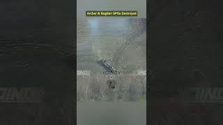 Archer & Bogdan Self-Propelled Guns Destroyed by Drones!