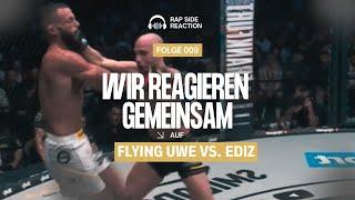 EDIZ vs. FLYING UWE | OKTAGON 69 FIGHT HIGHLIGHTS | Rap Side | Reaction #mma