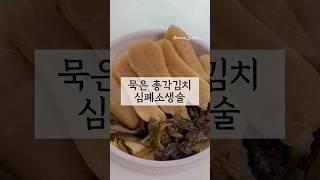 묵은 총각김치 지짐이 황금레시피