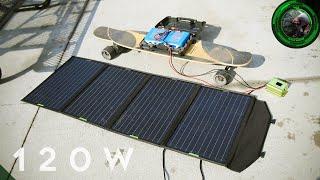 How To Charge Your Electric Skateboard With Solar!