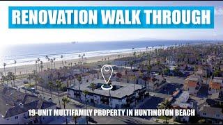 Walk Through a 19-Unit Recently Renovated Multifamily Property in Huntington Beach