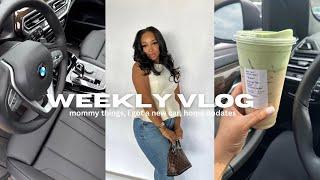 weekly vlog| I purchased my dream car, single mom talk, target trip, home decor updates + more