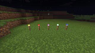 Colored torches in mcpe!?! (NO ADDONS/MODS)