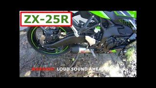 R9 Zeta R Full System Exhaust Sound || ZX25R INLINE 4