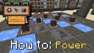 How to: Immersive Engineering | Power Generation (Minecraft 1.16.5)