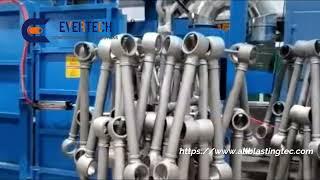 Multi function Overhead Rail | Cast Aluminum Auto parts Shot Blast Machine