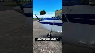 Cessna 172 Engine Noise #aviation #cessna172 #mechanic #shorts