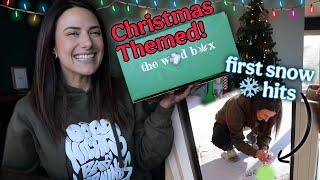 A CHRISTMAS TWB LITMAS BOX | +my first snow ️ bongo december 2024