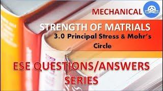 Previous Year Questions|| ESE || IES || Mech || Video Series || SOM || Principal Stresses || 3.0