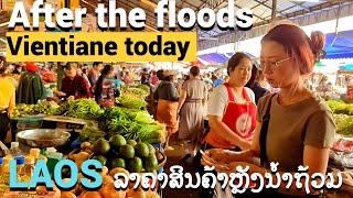 Price of goods increased after the Vientiane floods 2024 ລາຄາ ສິນຄ້າເພີ່ມສູງພາຍຫຼັງນໍ້າຖ້ວມວຽງຈັນ