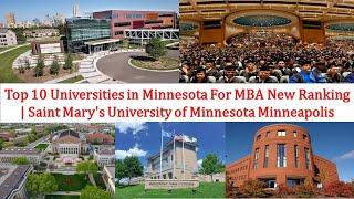 Top 10 Universities in Minnesota For MBA New Ranking | Online MBA Programs Minnesota