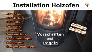 Regeln und Planung bei Installation vom Holzofen Kamin