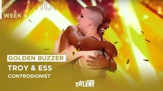 GOLDEN BUZZER ! Watch this Contortion act by Troy & Ess on France's got talent