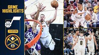 Denver Nuggets vs. Utah Jazz Full Game Highlights  | 11/27/24