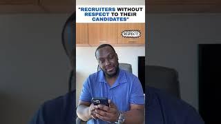 The attitude of a recruiter