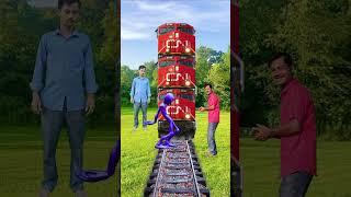 Funny vfx alien dance train driving & ak firing #short #youtubeshorts