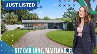  Welcome to 517 Oak Lane, Maitland! Your Mid-Century Gem Awaits! 