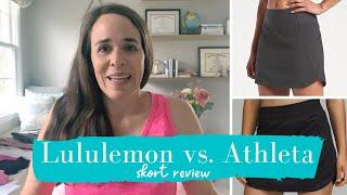 It's a Throwdown! Athleta vs. Lululemon (Skort Comparison)