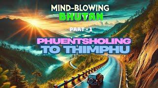 Breathtaking Journey: Stunning Views from Phuentsholing to Thimphu #travel #bhutan #explore