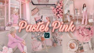 Pastel Pink Preset - Free Lightroom Mobile Tutorial | DNG |Instagram Photo Editing