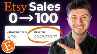 How to Get your First 100 Sales on Etsy (FAST)