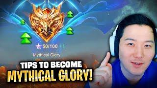 Ranking up to Mythical Glory is hard right? Advance tips | Mobile Legends