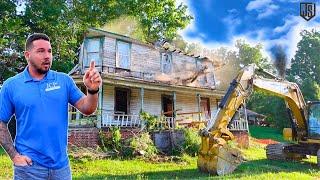How We Finished This Two-Story Demo in One Day | Machine Went Down Mid-Job