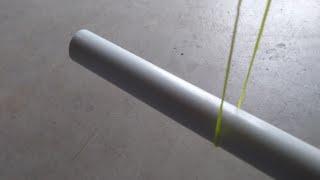 Cutting PVC with string!!!  (tips and tricks Tuesday)