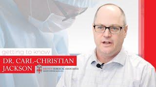 Getting to Know Pediatric Surgeon Dr. Carl-Christian Jackson