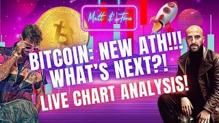 BITCOIN NEW ATH!!!-WHAT'S NEXT?!-LIVE CHART ANALYSIS!