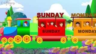 Days of the Week | learn 7 days of week | kids preschool teaching