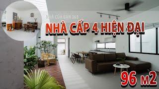 "NHÀ CẤP 4" với ngôn ngữ thiết kế hiện đại | Nhà của bạ 365 | Kts Hồ Viết Hiếu.