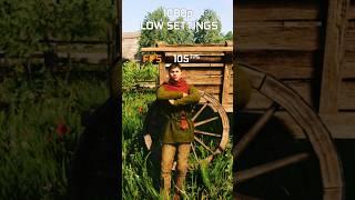 Kingdom Come Deliverance 2 Low vs Ultra Settings - RX 6600