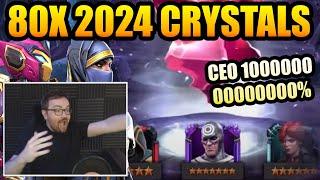 80x 7 Star 2024 Featured Paragon Crystal Opening - CEO 10000000000000% - Marvel Contest of Champions