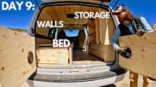 CHEVY ASTRO VAN | BED, WALLS & STORAGE