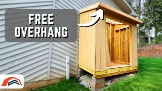 How to Build Rafters and Install Siding on a 4x8 Lean to Shed